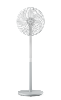 (opens in the same window) A tall white Philips Pedestal Fan 2000 Series which can rotate 90 degrees.